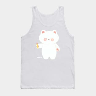 Drawing Cat Tank Top